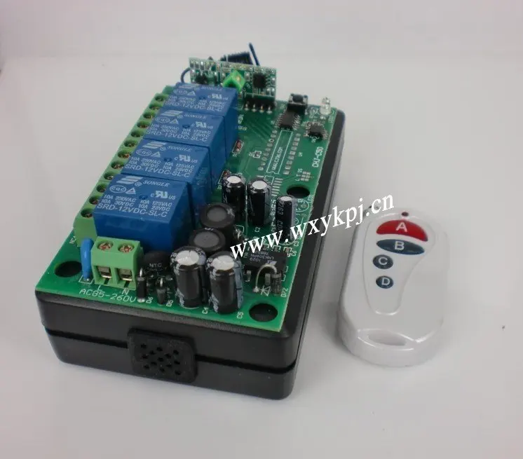 Радиочастотная Беспроводная система дистанционного управления 10-200 м 85-220 В 10 А |