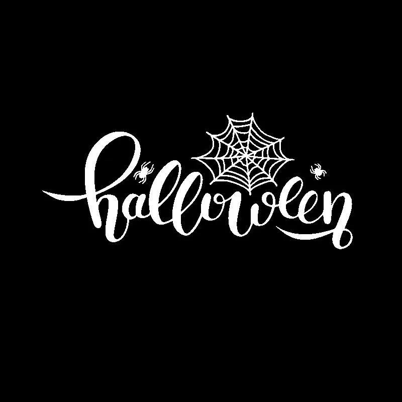 YJZT 16 см * 7 красивый нежный Паук Паутина Хэллоуин виниловая наклейка оригинальная