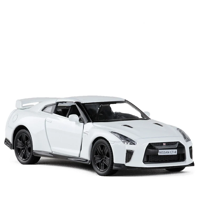 Модель игрушечного автомобиля GTR R35 1:36 детские игрушки из сплава Подлинная