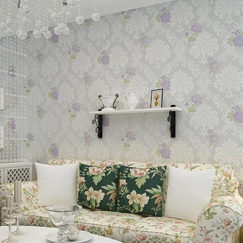 Beibehang высококачественные современные роскошные 3d обои рулон для стен с цветами