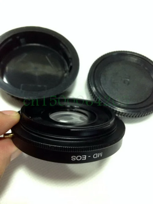 Адаптер объектива для объектива Minolta MD MC на Canon 60D 600D Rebel T3i Infinity Focus с стеклянной крышкой MD для задней крышки canon (art.: 7a515f30e) - 7a515f30e