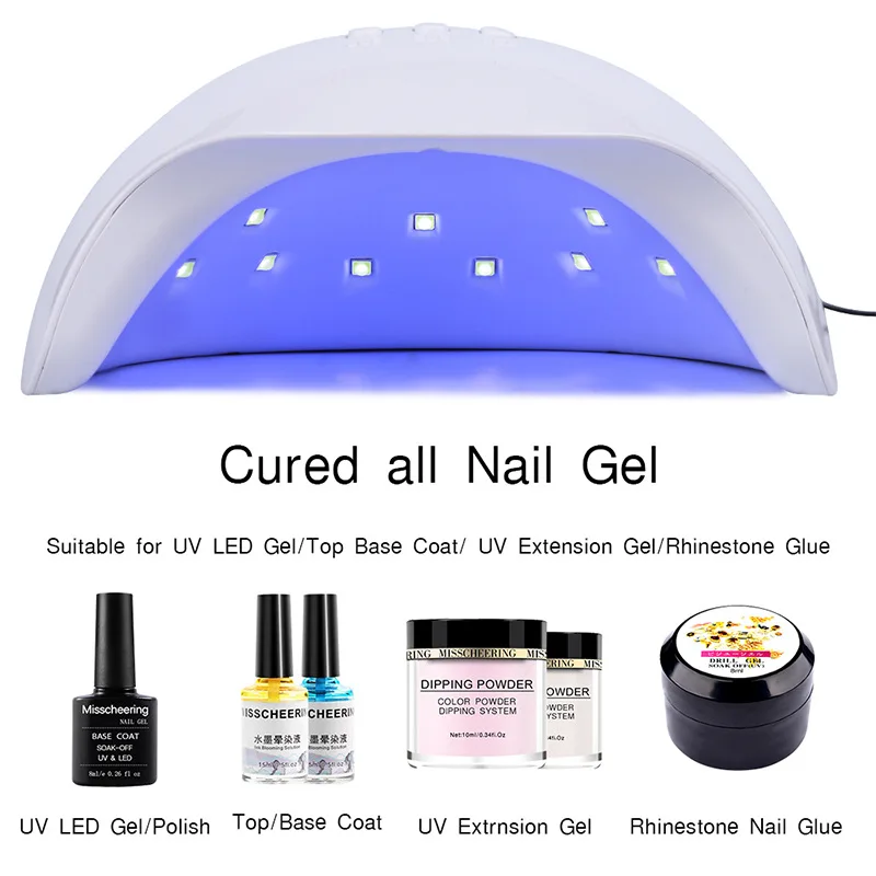 SUN UV 45W Nail Dryer LED Lamp Gel Polish Curing Sun Light USB For All Manicure Ice Lampa Art Tools | Красота и здоровье