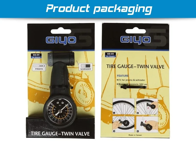 Велосипедный спорт измеритель давления шины манометр для измерения в шинах