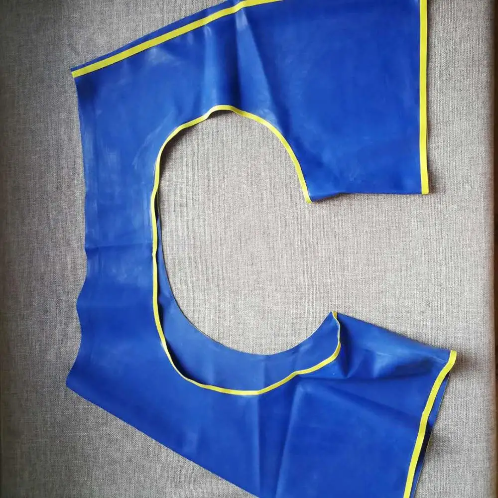 Instock синий латекс Chaps латексные резиновые Jock короткие брюки без косточек
