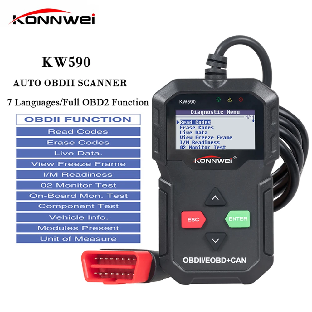 Профессиональный OBD2 сканер кода считыватель Авто диагностический полная