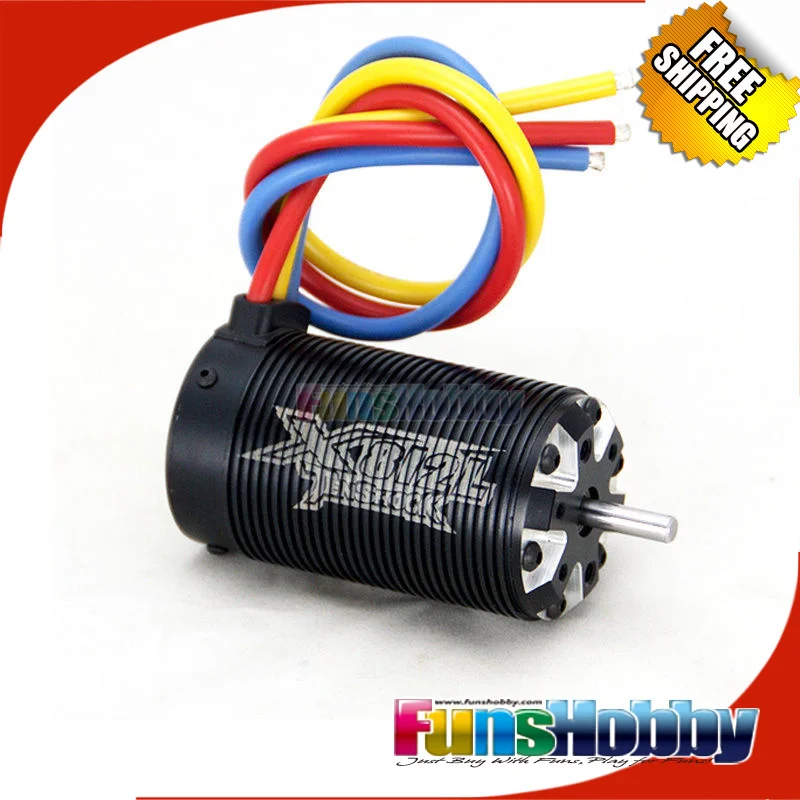 Бесщеточный двигатель Tenshock 6 Pole 1:8 датчик тругги X812L для 1/8 радиоуправляемых