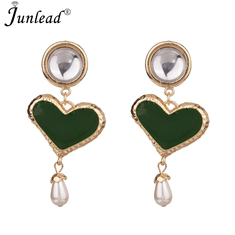 Женские серьги-подвески Junlead Винтажные серьги с золотым и металлическим