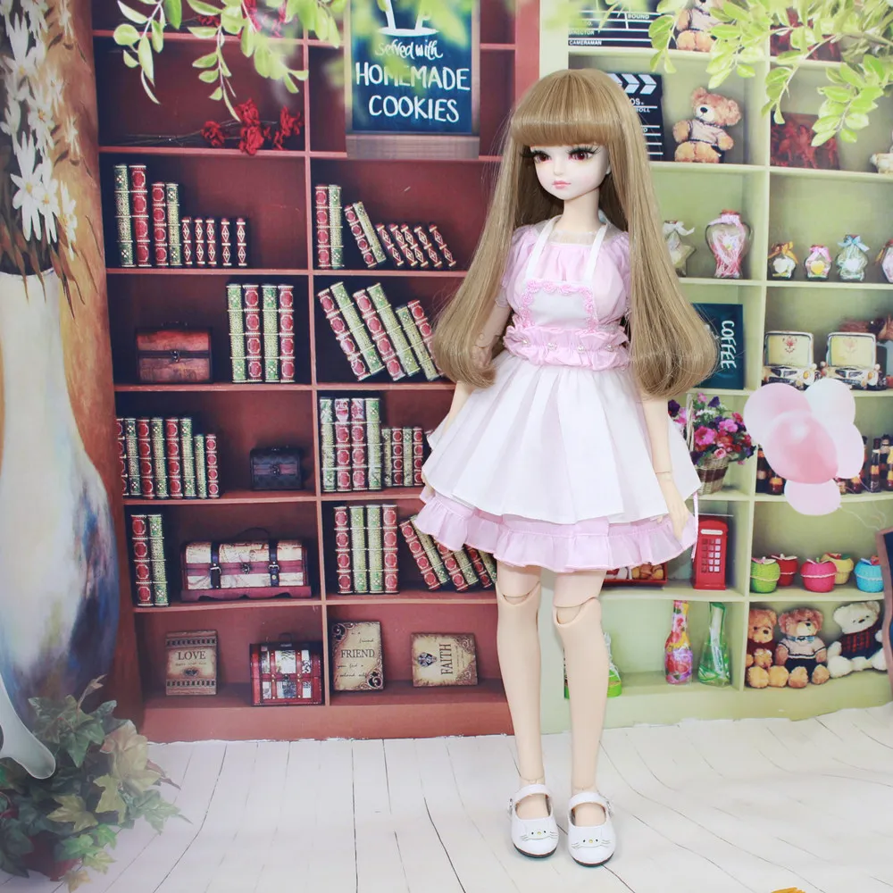 Сказочная кукла Dream 1/4 bjd 45 см шарнирное тело с макияжем мягкие туфли для волос