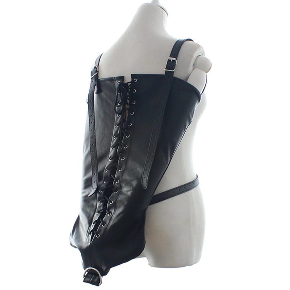 DOMI высококачественная искусственная кожа регулируемый размер взрослые БДСМ