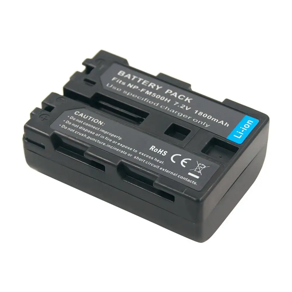 NP-FM500H NPFM500H NP FM500H 1800 мА/ч, Перезаряжаемые Камера Батарея для sony A57 A58 A77 A200 A300 A500 A580 A550 A350 A700 A850