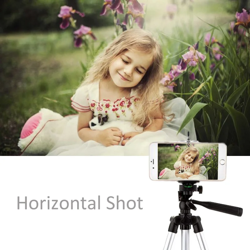 Универсальный Портативный штатив 4 секции штатива телефона держатель для