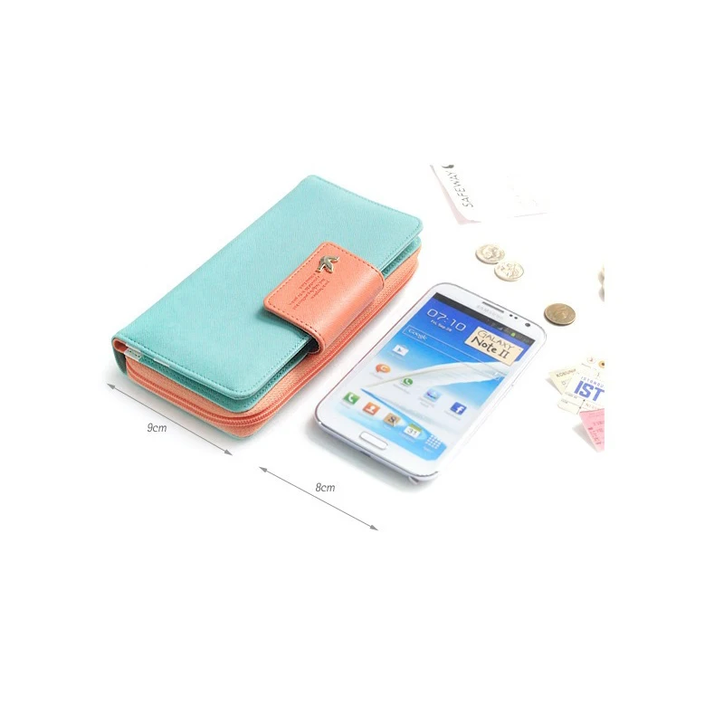 WDPOLO корея известный дизайн птицы логотип женские кошельки женский стандартный