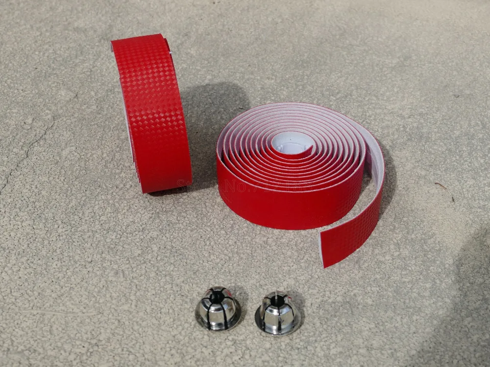 Красный цвет 3K Углеродное плетение Велоспорт дорожный велосипед Спорт пробковая