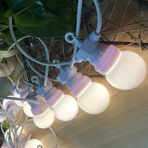 Светодиодная лента VNL IP65 G50, черно-белая лента с молочным шаром, комнатное и уличное освещение для свадьбы, Рождественская гирлянда для вечеринки, внутреннего дворика