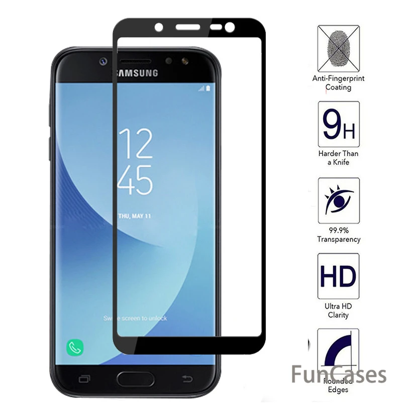 Защитный Стекло Крышка для samsung J6 2018 чехол закаленное телефона плюс J6Plus J 6 J600