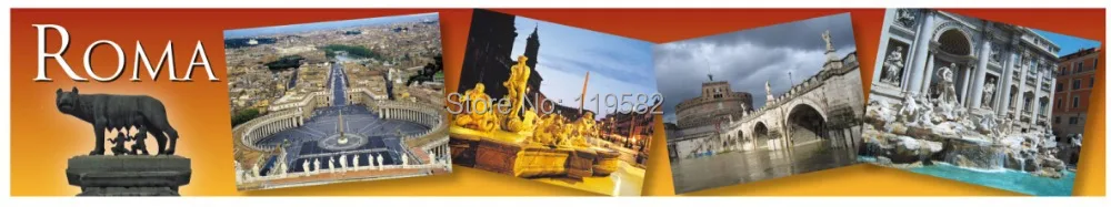 Бесплатная доставка сувенирные дорожные подарки часы Знаменитый Римский