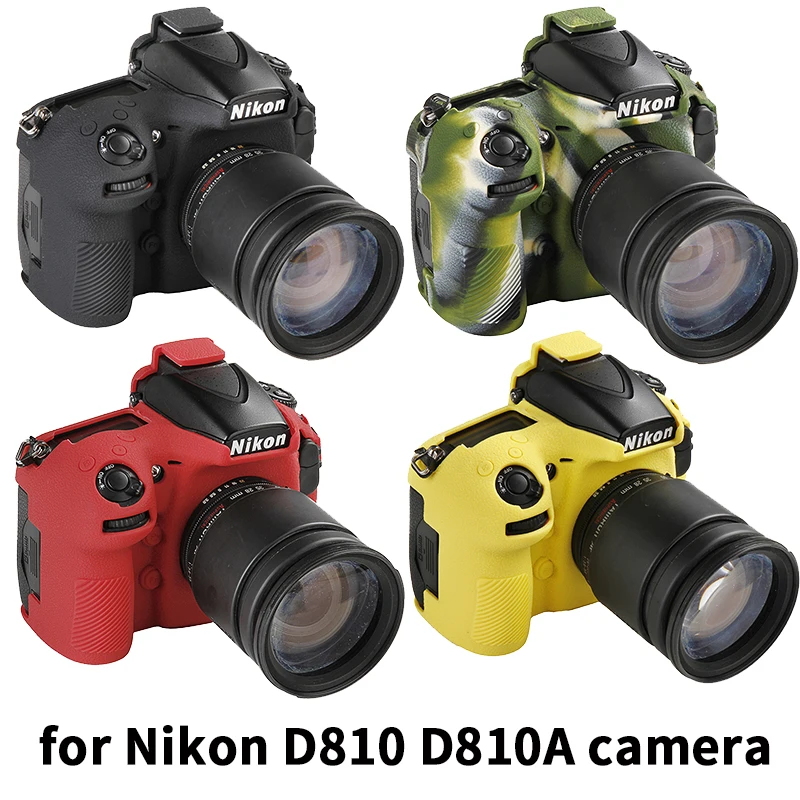 Сумка для камеры NIKON D810 легкая сумка чехол защитный D810A Камуфляжный черный желтый