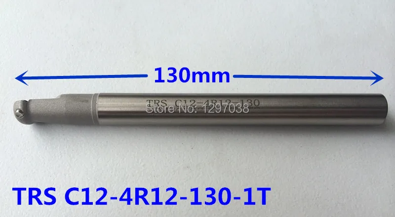 

TRS C12-4R12-130-1T Comer Rounding End Mill Cutting diameter 12mm Length 130mm TRS Round dowel end mill RDMT0802 Inserts