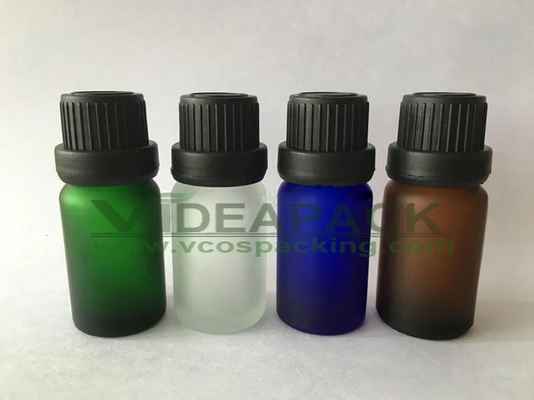 100 шт. 10 мл стеклянная бутылка эфирного масла/бутылки из матового стекла/черные