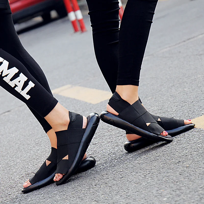 Сандалии унисекс для мужчин и женщин пляжные шлепанцы плоская подошва улицы