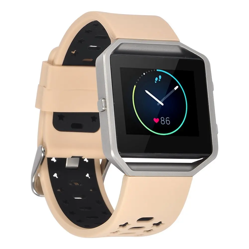 Силиконовый ремешок для Fitbit Blaze Замена часов Фитнес Смарт Браслет Ремни Петли