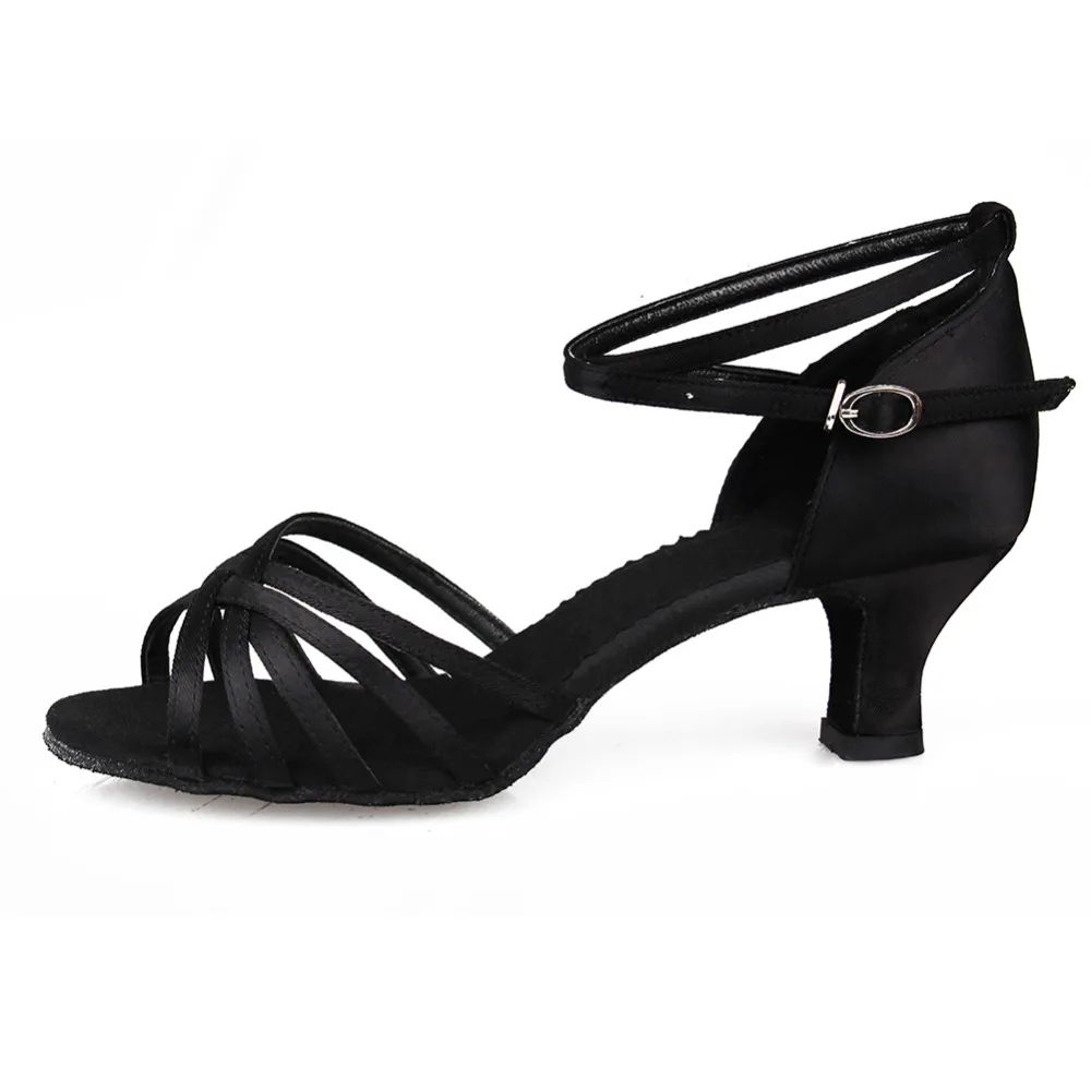 Женские туфли для латиноамериканских танцев черные/коричневые/бежевые на