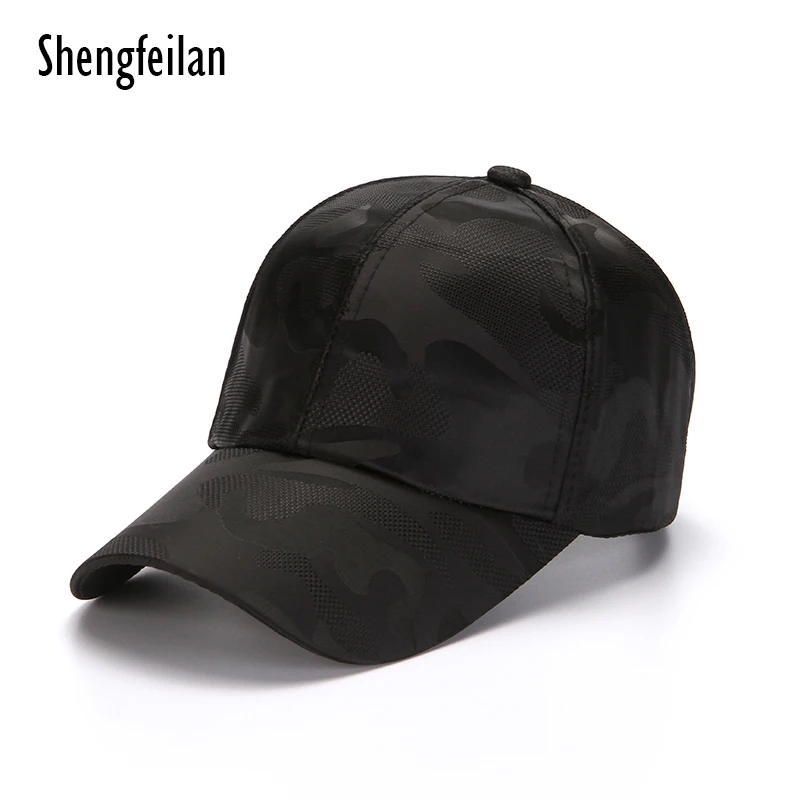 Мужская женская летняя Snapback быстросохнущая сетчатая бейсболка кепка Кепка