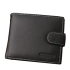 Jinbaolai, винтажные мужские кошельки, кошелек из натуральной кожи с застежкой и карманом для монет