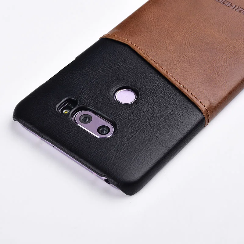 Чехол для LG V30 + KEZiHOME роскошная натуральная кожа хит цвет жесткая задняя крышка в