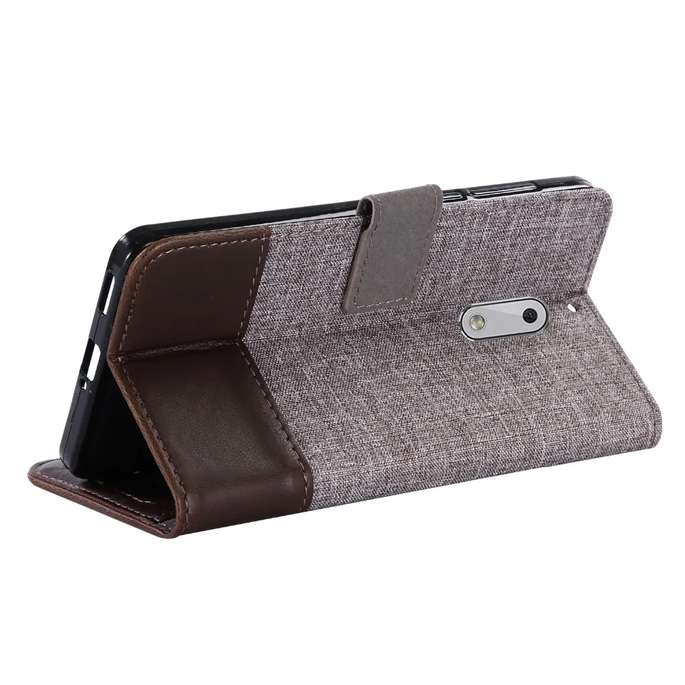 200 шт. новинка 2017 года Винтаж Бизнес Стиль холст искусственная кожа Бумажник Дело