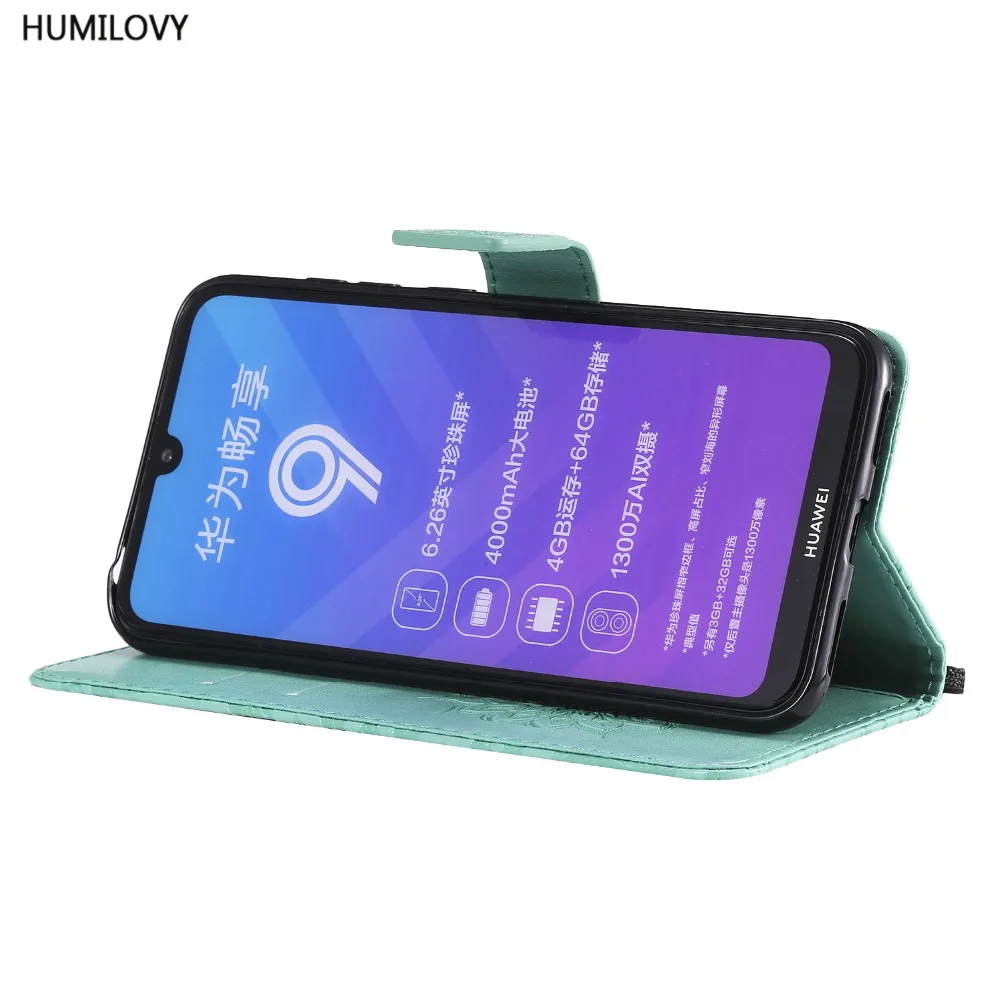Чехлы для Huawei Y7 2019 чехол кожаный кошелек с откидной крышкой телефона отделением