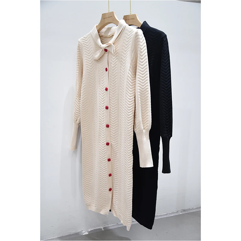 Женское длинное вязаное платье свитер шикарное однобортное офисное футляр с