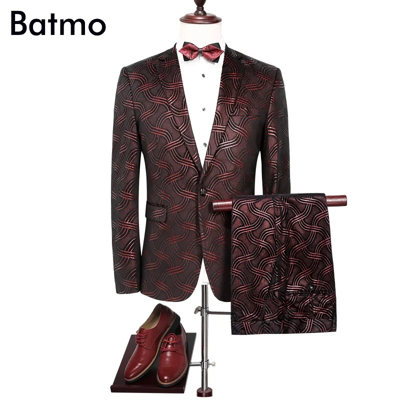 Batmo 2017 новое поступление осенние высококачественные клетчатые винно красные