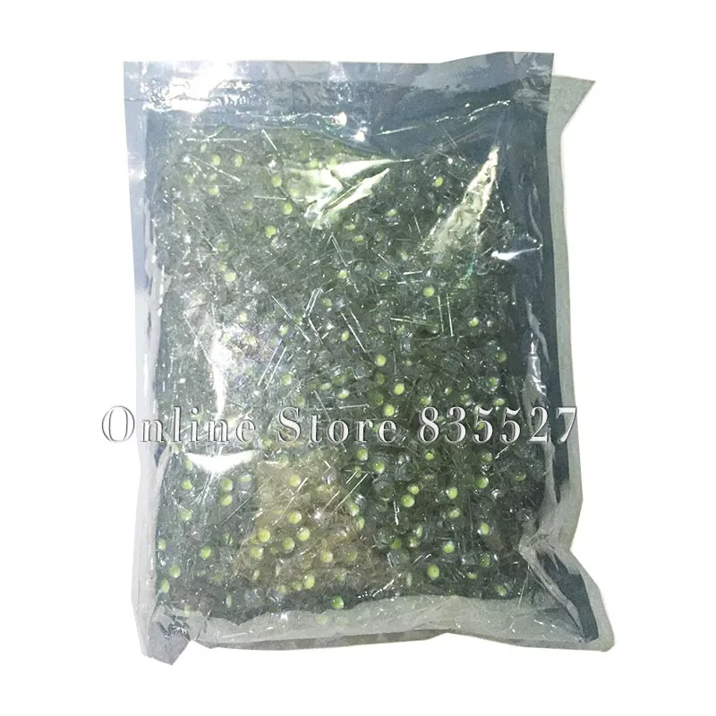 1000 шт./лот белый 5 мм F5 СВЕТОДИОДНЫЕ лампы в виде соломенной шляпы Сверхъяркие 6 7