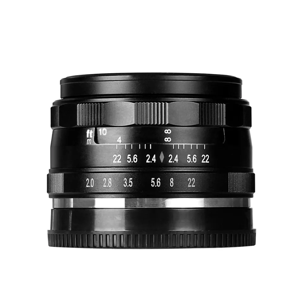 Объектив Meike MK 50 мм f2.0 с ручной фокусировкой объектив большой диафрагмой для