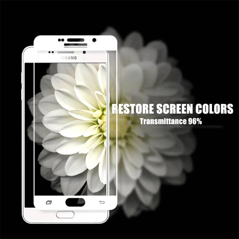 Полное покрытие, закаленное стекло для samsung Galaxy J3, J5, J7, A3, A5, A7,, Защита экрана для samsung S7, защитный стеклянный чехол
