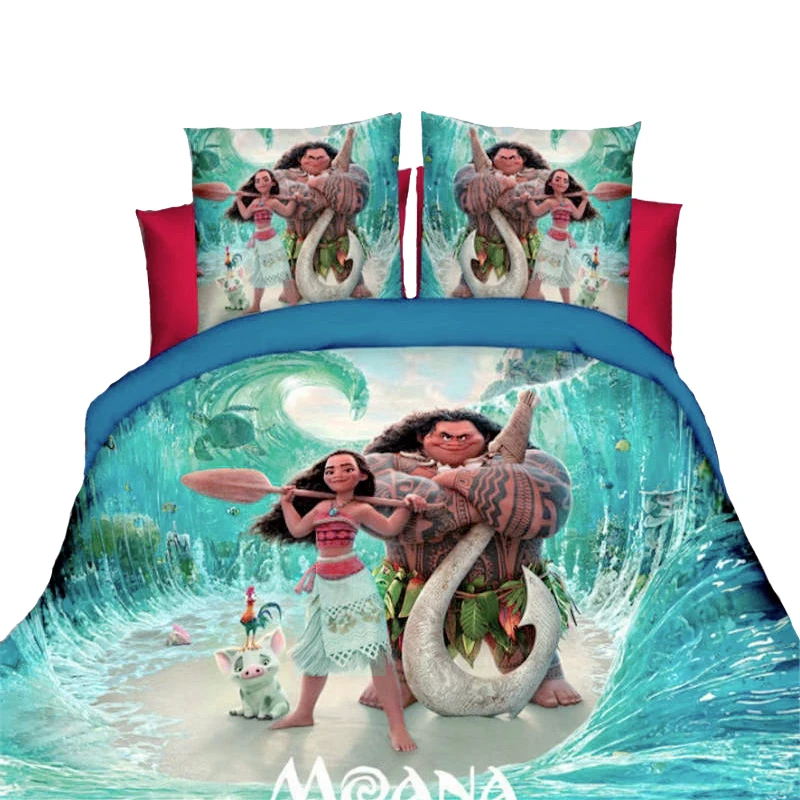 Комплект постельного белья Disney Moana пододеяльники постельное белье для девочек с