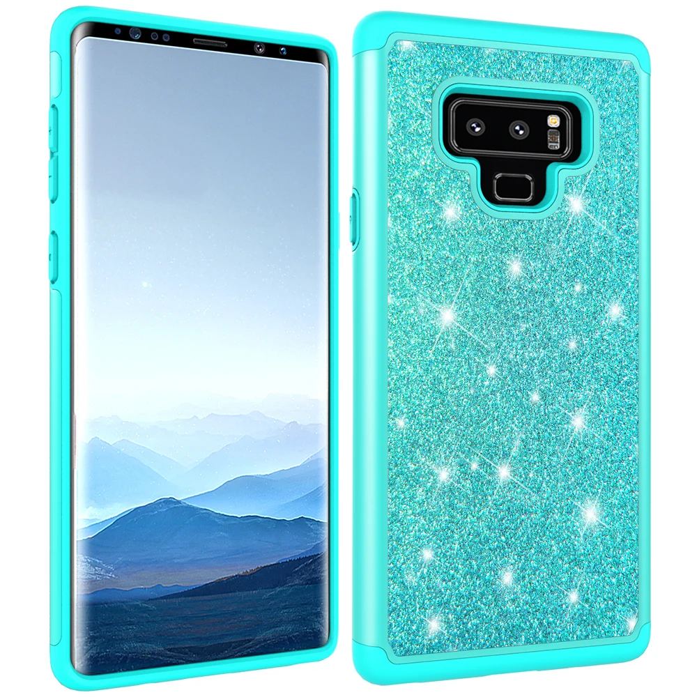 Блестящий чехол для Samsung Galaxy Note 9 Алмазный телефона Note9 SM-N960N N960U Прочный Гибридный |