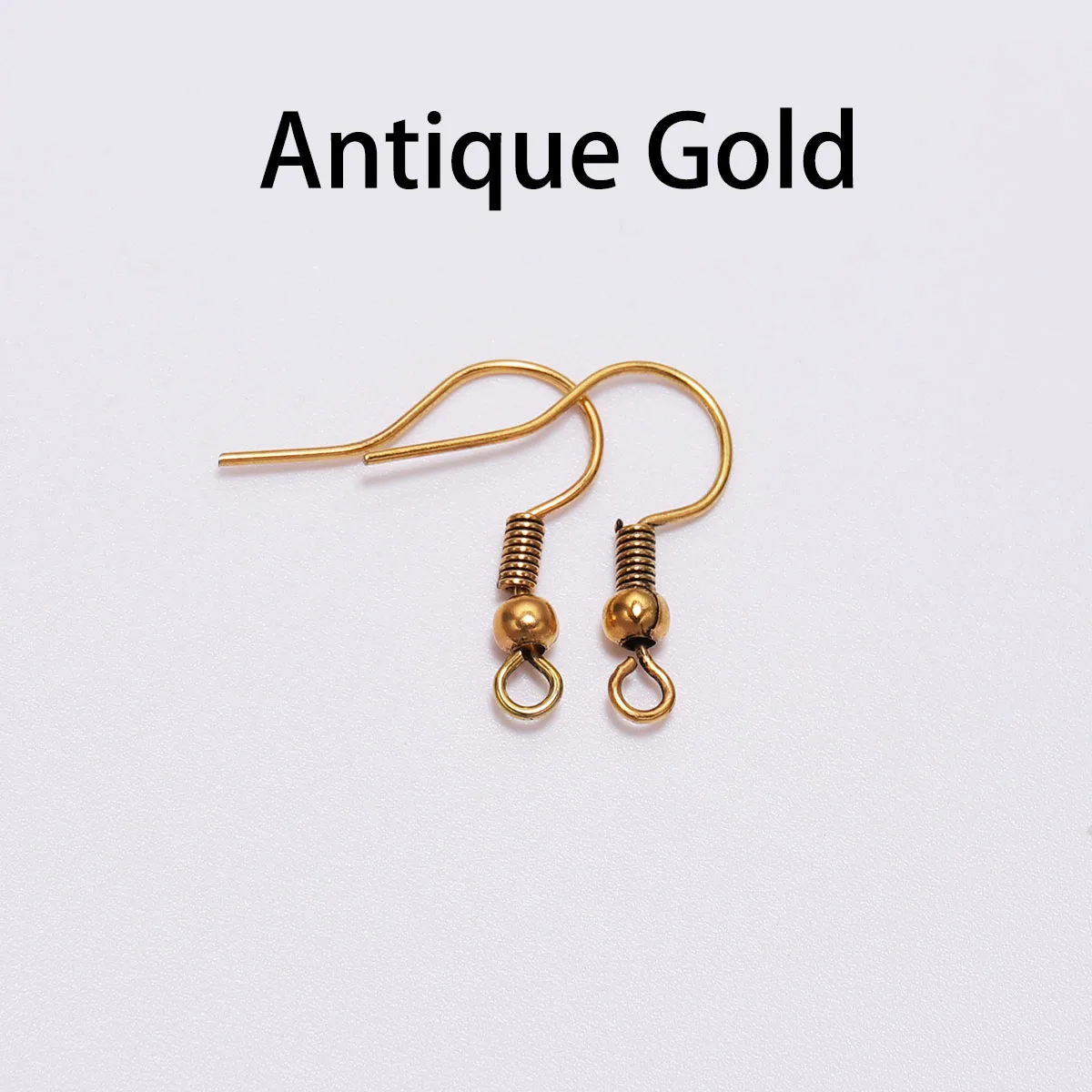 Antique Gold 100 шт./лот 20x17 мм DIY серьги провода серьги-Крючки для изготовления ювелирных изделий Аксессуары Железный крючок ювелирные изделия из серебра - Цвет: Antique Gold