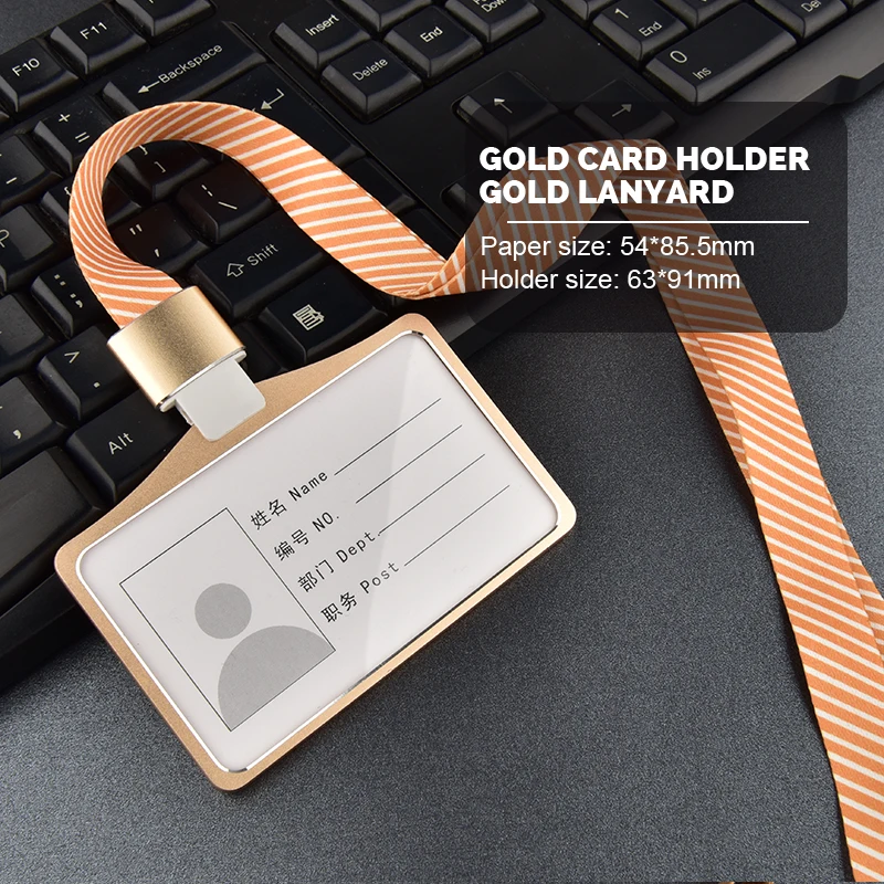 1 шт. держатель для карт и автобусов из алюминиевого сплава|id badge holder|badge holdercard holder |