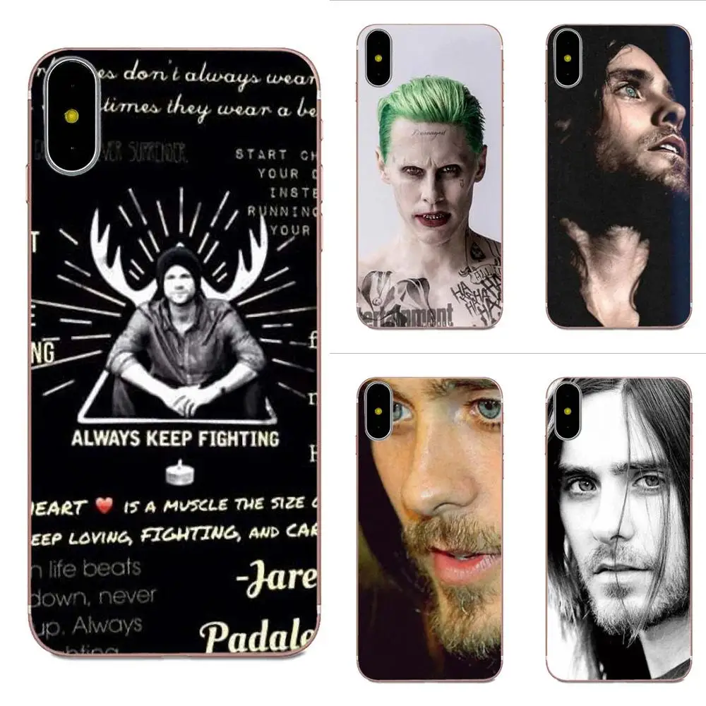 Мягкий чехол для телефона Jared Leto 30 Seconds To Mars Xiaomi Mi3 Mi4 Mi4C Mi4i Mi5 Mi 5S 5X 6 6X A1 Max Mix 2 Note 3 4 |
