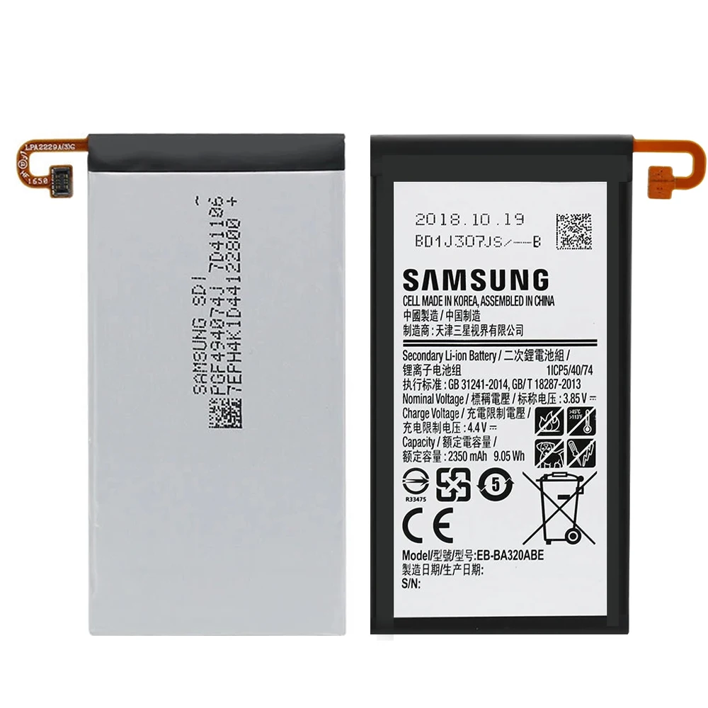 20 шт./лот EB-BA320ABE батареи для Samsung Galaxy A3 2017 Edition A320 A320F A320FL A320Y оптовая продажа с