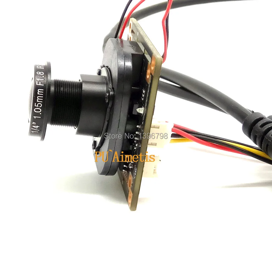 Мини HD 360 градусов рыбий глаз панорамный аналог камера видеонаблюдения высокой