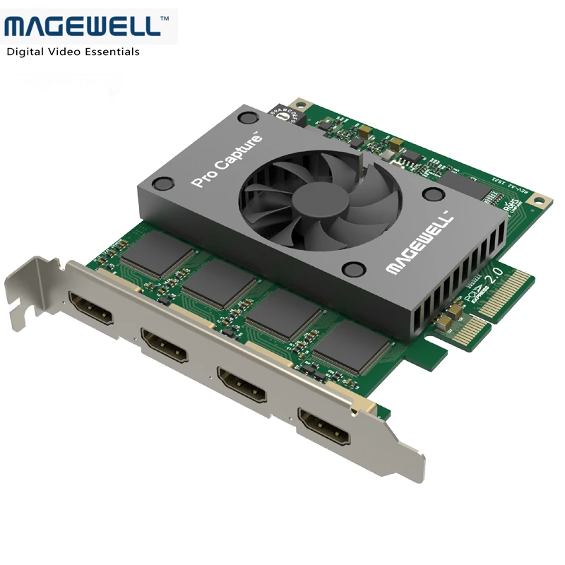 Full HD карта видеозахвата Quad HDMI PCI e 2 0 4 Входное программное обеспечение захвата со