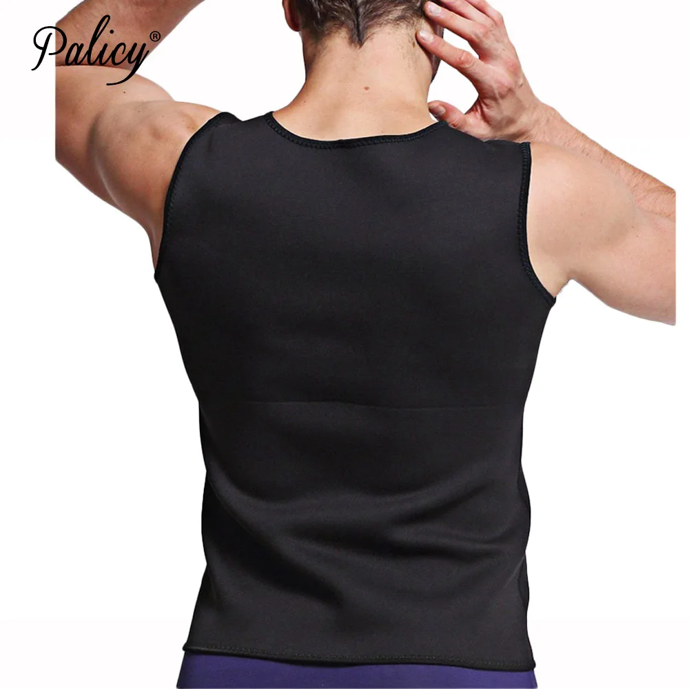 Palicy Classical Muscle Men Neoprene Vest Sauna Ultra Thin Sweat Shirt Body Shaper Slimming Corset for Weight Loss Top 5XL | Мужская