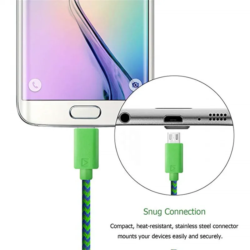 Для Xiaomi Mi A2 Lite Play Redmi Note 6 pro 6a S2 Micro USB кабель зарядного устройства для ZTE Blade S6 L3 X3 Nubia