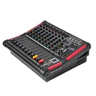 Freeboss MINI8-P 8-канальный усилитель мощной микшерной консоли, Bluetooth запись 99 DSP эффект 2x170 Вт, Профессиональный USB аудио микшер