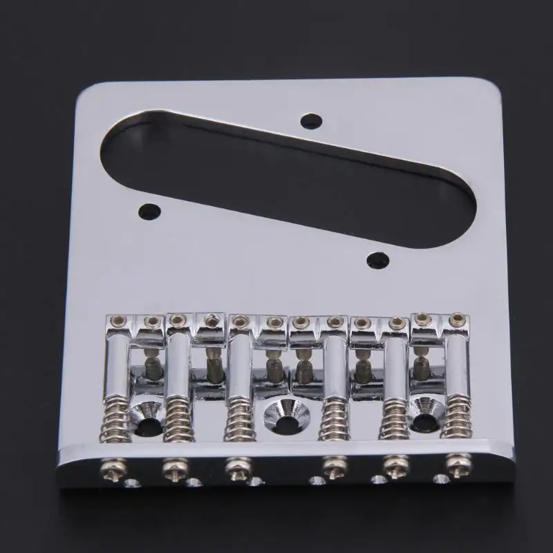 1 компл. 6 Седло гитарный мост для Telecaster Tele TL сменный фиксатор для электрогитары Регулируемая струнная интонация деталей аксессуары