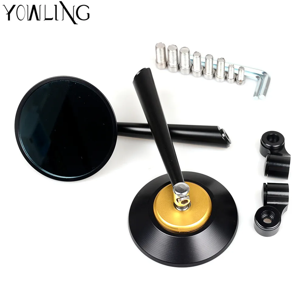 2pcs/Pair Motorcycle Rear View Mirror Motorbike Rearview Mirrors Motocross Back Side ATV Moto Dirt Pit Bike | Автомобили и