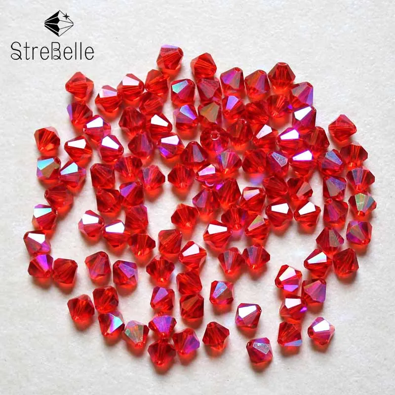 

AAA AB Color Bicone Beads 5328/5301 200PCS/LOT 6mm Czech Loose Crystal Glass Beads for DIY Jewelry Necklace Bracelets Making